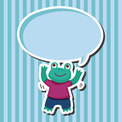 animal dancing cartoon theme elements