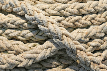 Fototapeta na wymiar old rope texture and background