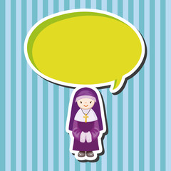 pastor and nun theme elements