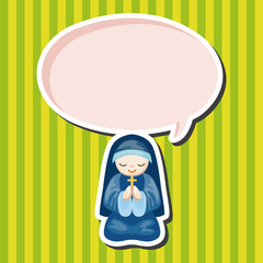 pastor and nun theme elements