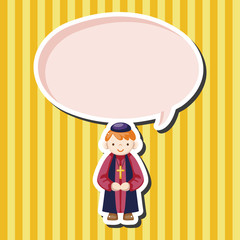 pastor and nun theme elements