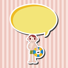 swimmer theme elements