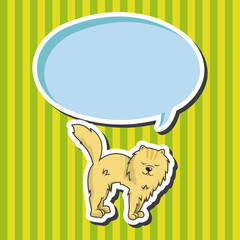 cat cartoon theme elements