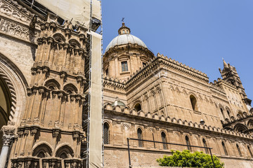 Fototapeta premium Cathedral of Palermo in Sicily, Italy