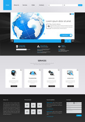 Vector Corporate Website Template Desgin