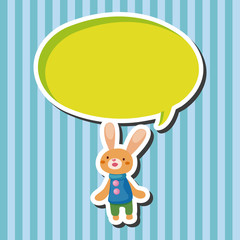 rabbit theme element vector,eps