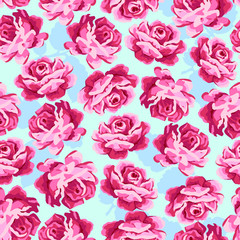 Vintage rose pattern. Shabby chic style background