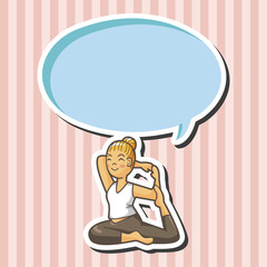 yoga theme elements