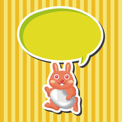 easter rabbit theme element vector,eps