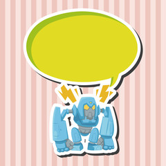 robot theme elements vector,eps