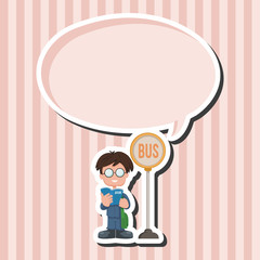 student theme elements vector,eps