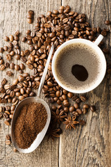 Coffee cup and saucer