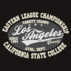 California T-shirt fashion Typography