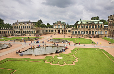 Zwinger Palace in Dresden. Germany