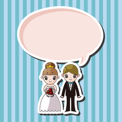 wedding couple theme elements vector,eps
