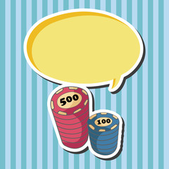 casino number ball theme elements