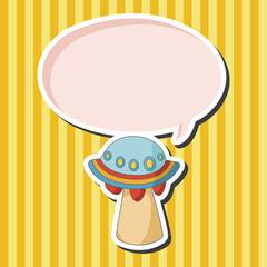 Space ufo theme elements