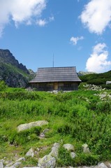 Shelter in the Tatra Mountains, Poland