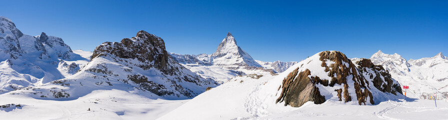  zermatt, switzerland, matterhorn, real panorama