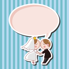 wedding couple theme elements