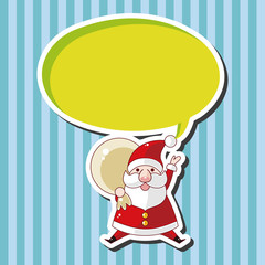 santa claus theme elements