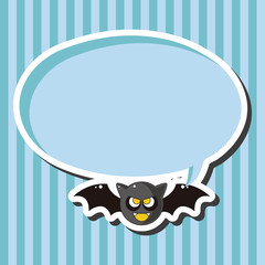 Halloween bat theme elements
