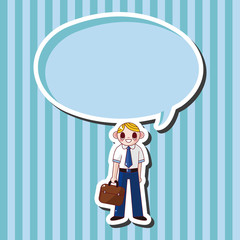 student cartoon theme elements