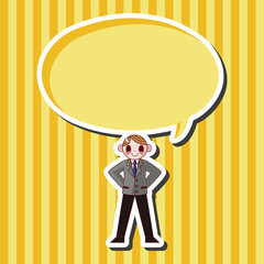 Office workers theme elements