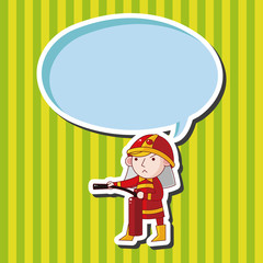 fireman theme elements