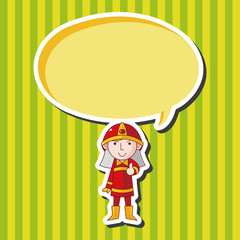 fireman theme elements