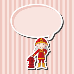 fireman theme elements