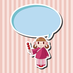 Chinese people theme elements