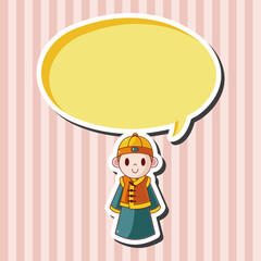 Chinese people theme elements