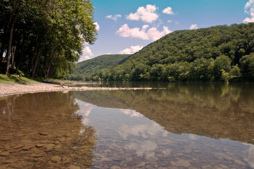 Allegheny River in northwest Pennsylvania