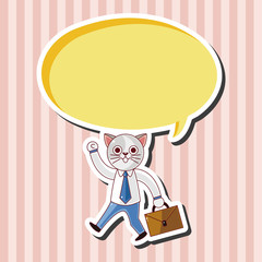 cat cartoon theme elements