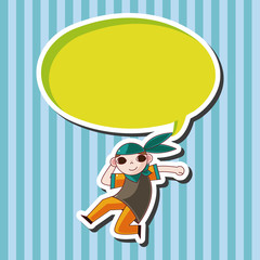 hip hop dancer theme elements