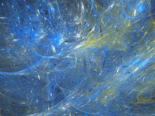 Abstract shapes made of fractal textures.