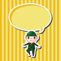 people theme soldier elements