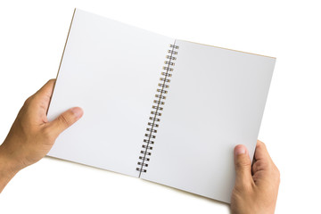 Hand holding book