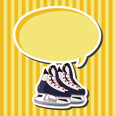 hockey equipment theme elements