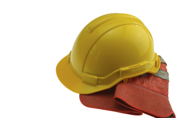 Safety Helmet and Gloves