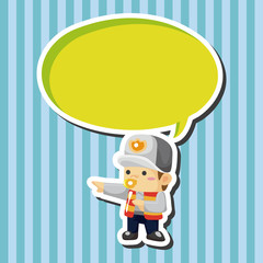 policeman theme elements