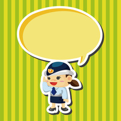 policeman theme elements