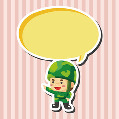 people theme soldier elements