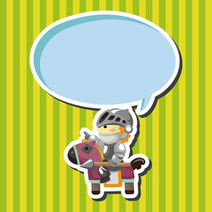 Naklejka premium knight theme elements