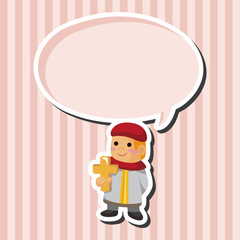 pastor and nun theme elements