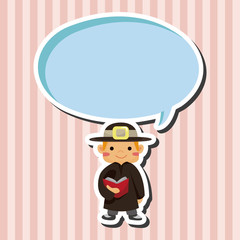 pastor and nun theme elements