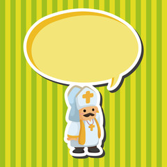 pastor and nun theme elements