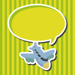 transportation airplane theme elements