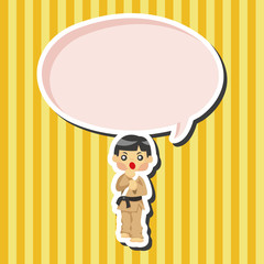 Taekwondo theme elements